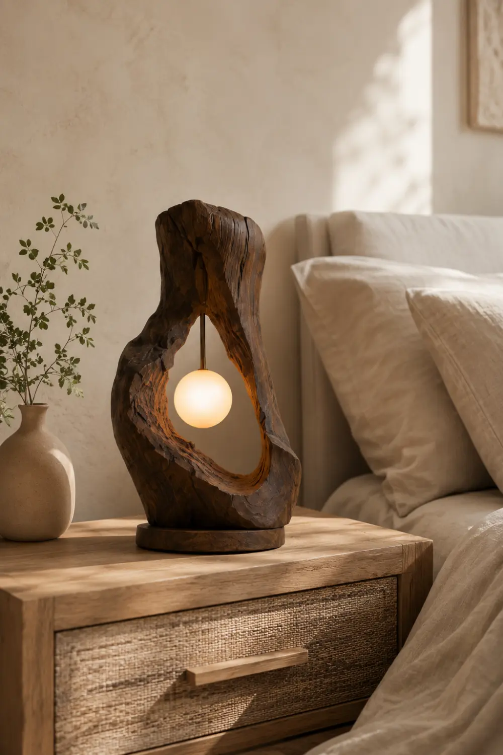 Wooden Art Lamp #WL122