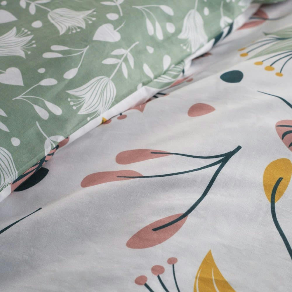 - Parure de couette 100% coton flanelle imprimée 260x240 2 taies