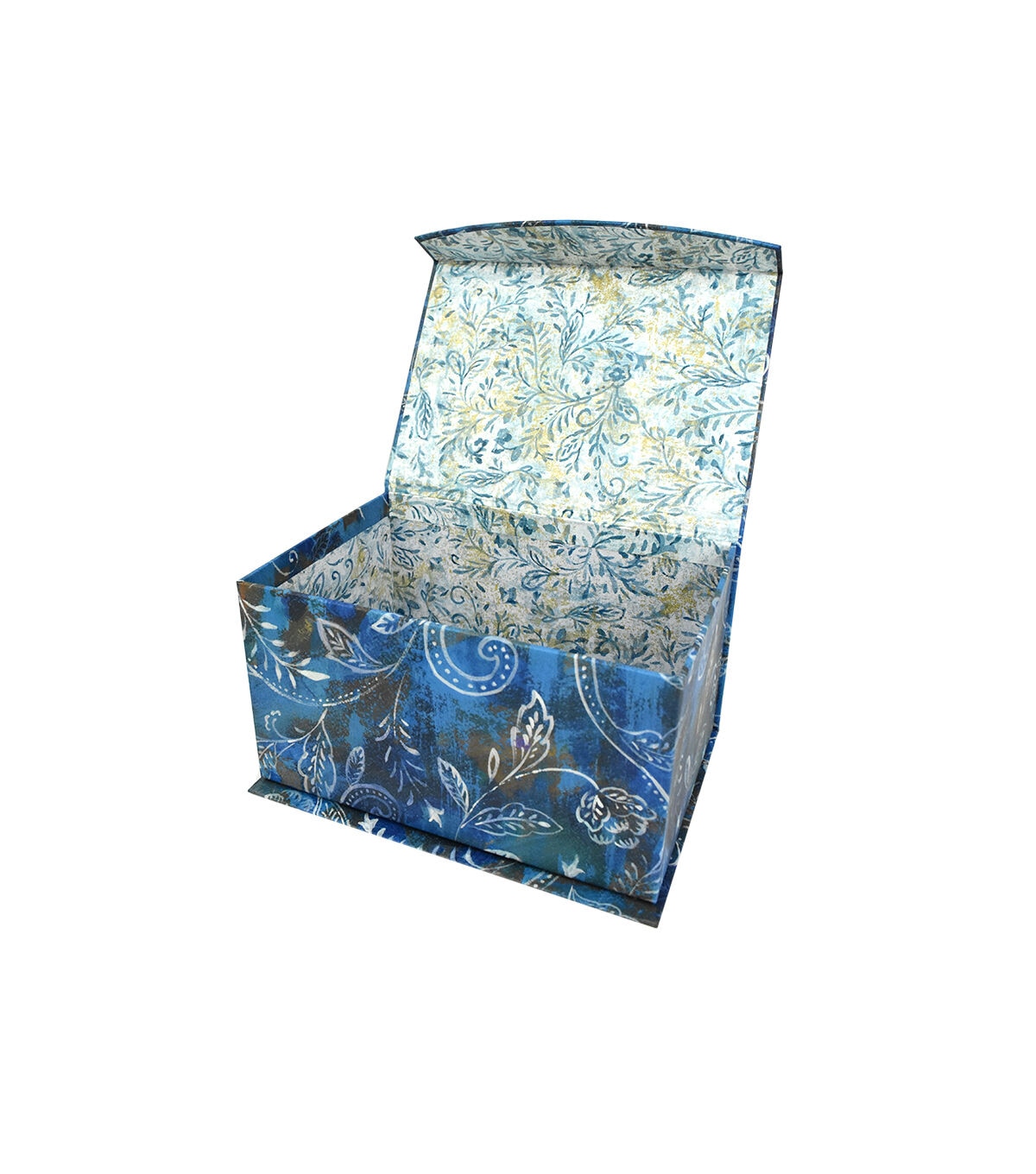 8 Blue Exotic Elegance Fliptop Box by Hudson 43