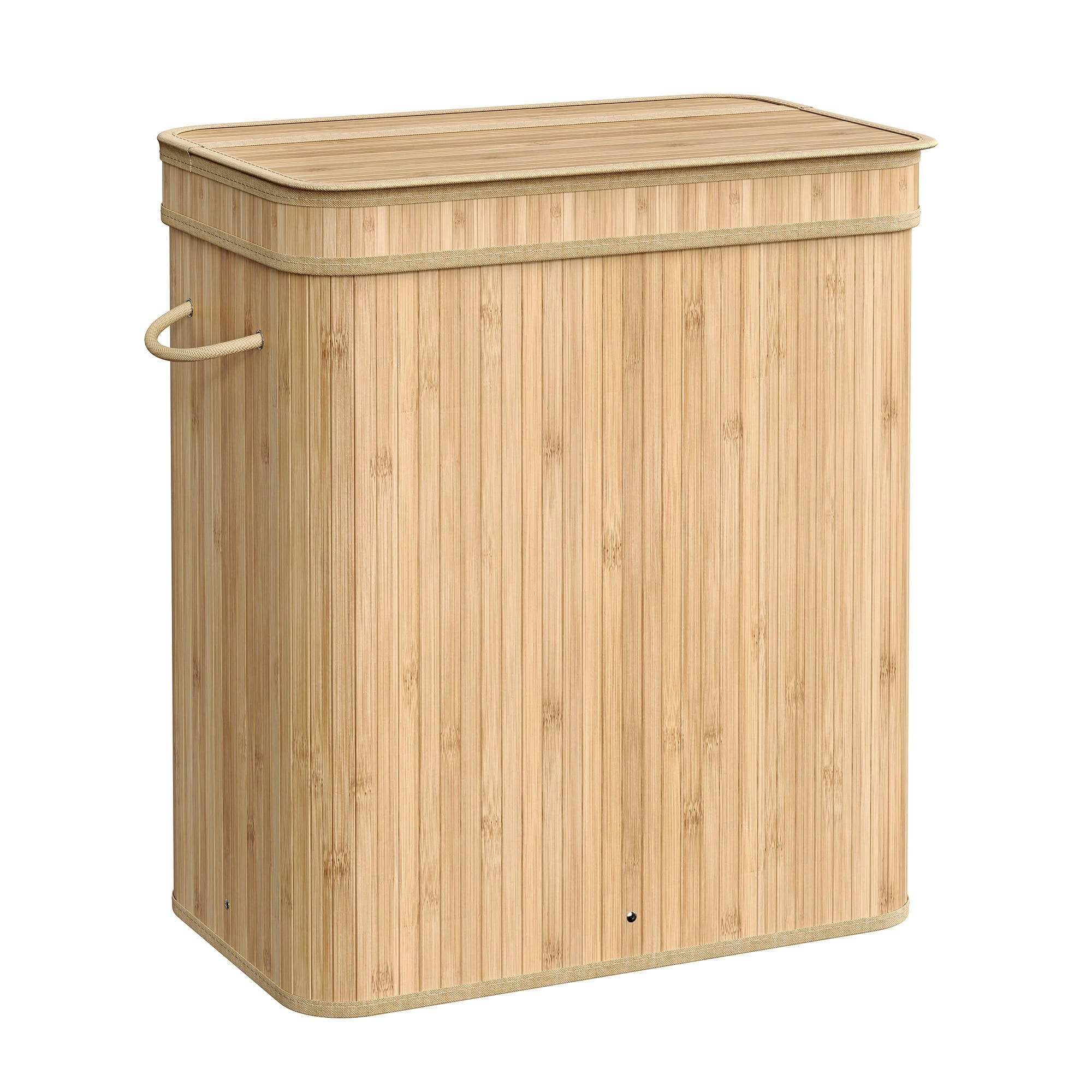 VOLUME 100L - Panier à linge 100L bambou couleur boisée