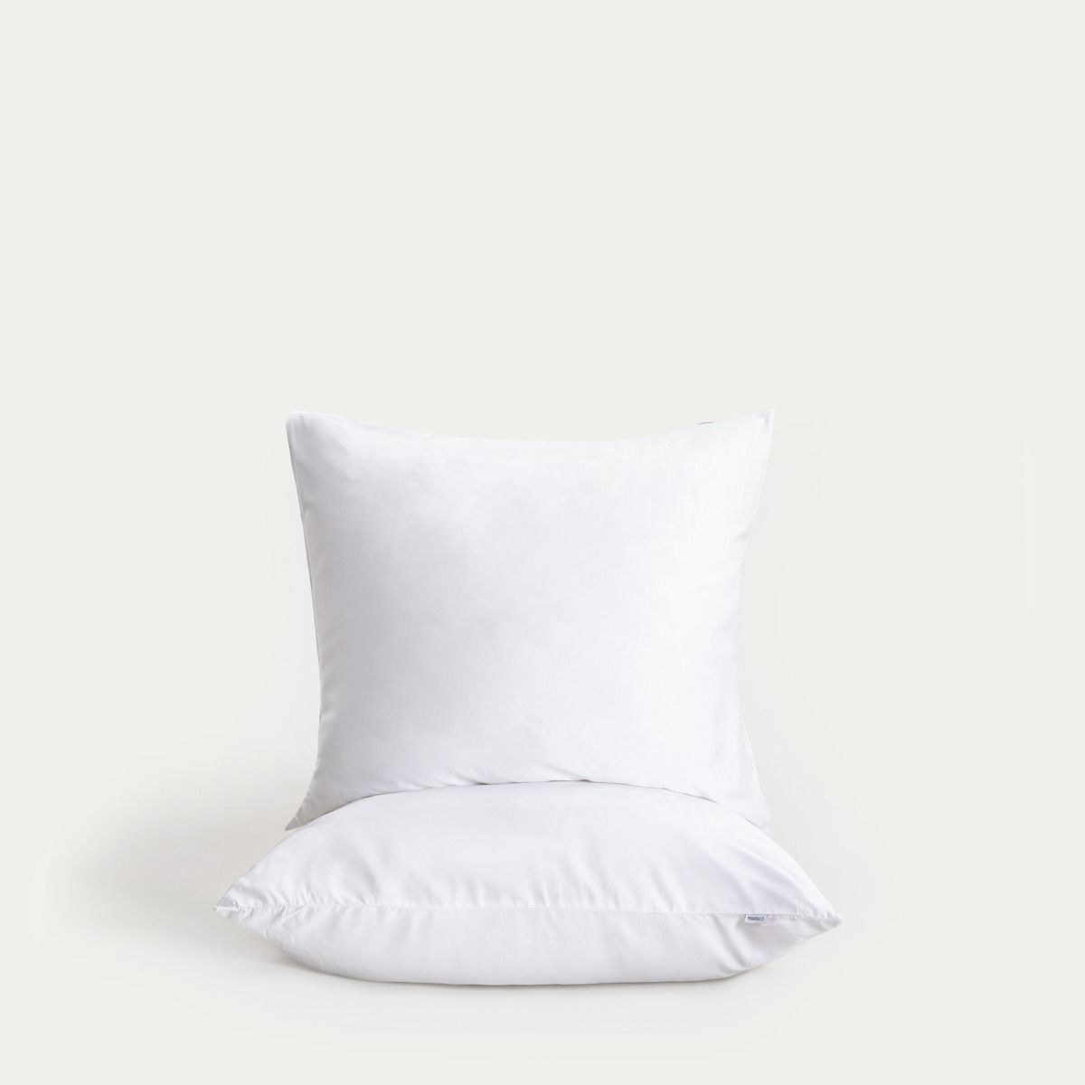 Zestaw dwóch poszewek MAISY z mikrofibry białych 2*40x40 cm