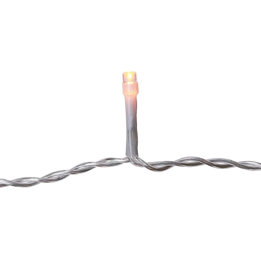 Guirlande extérieure 48 LED orange