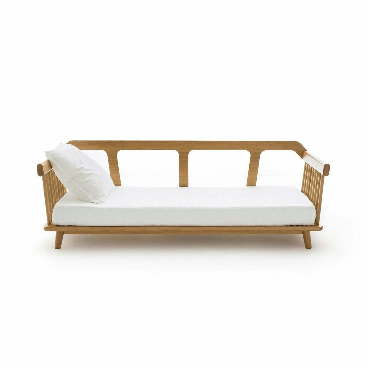 Lit-banquette chêne, Jungling design E.Gallina