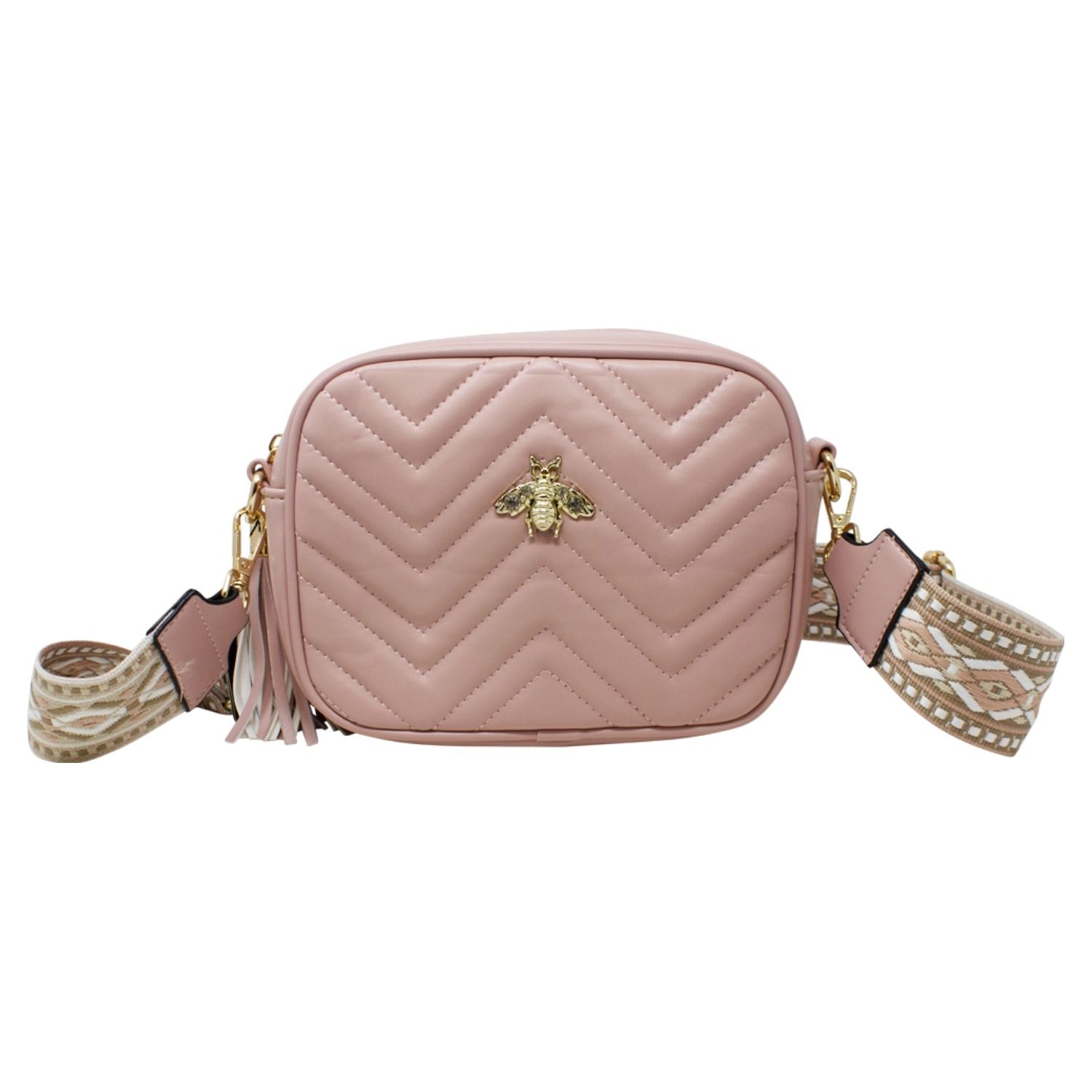 SVNX Bee Embellished Camera Bag