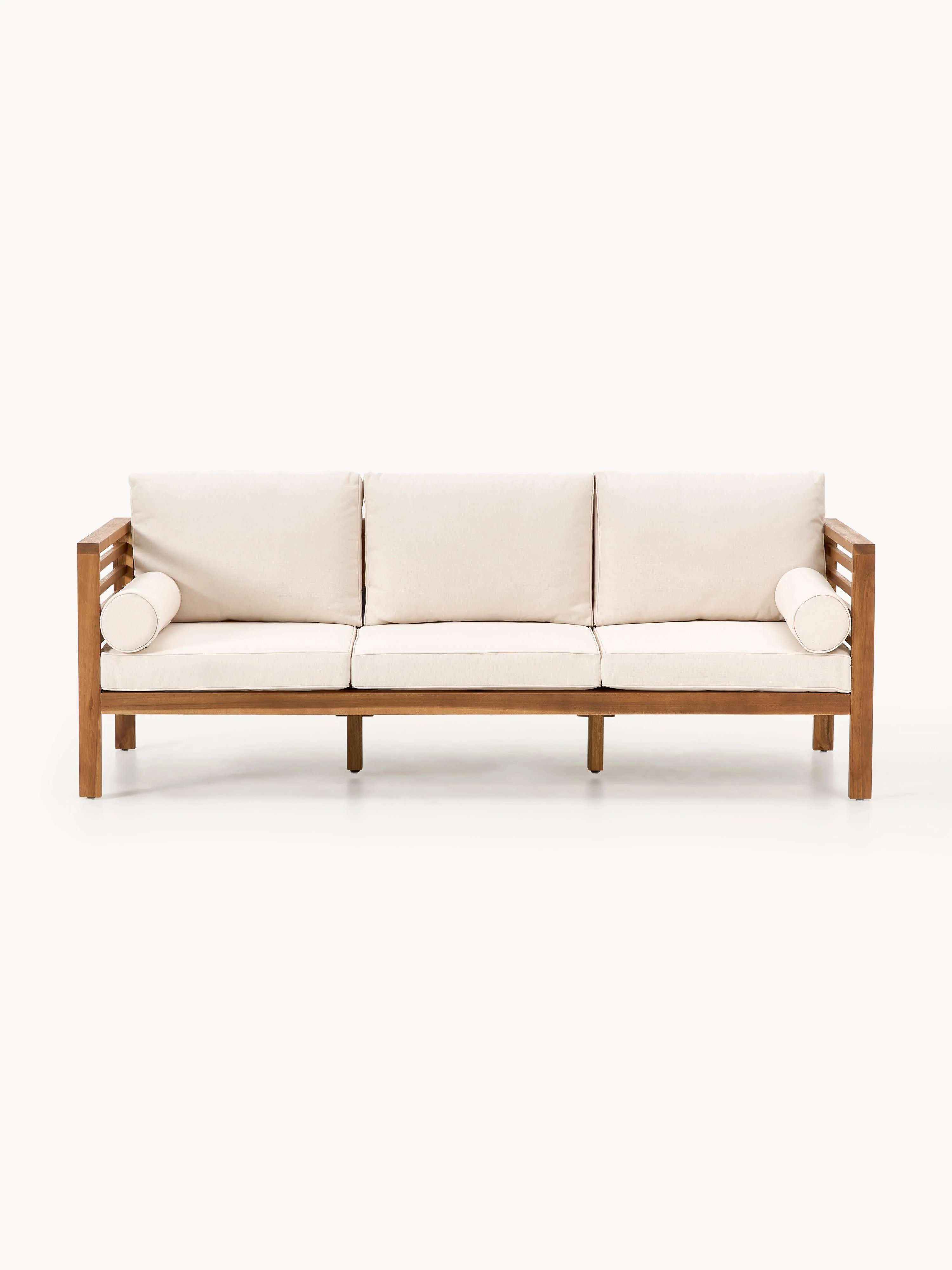 Garten-Loungesofa Bo (3-Sitzer) aus Akazienholz