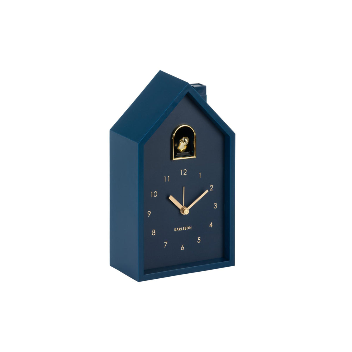 Karlsson wekker Modern Cuckoo Oro - blauw - 15x11.5x20cm