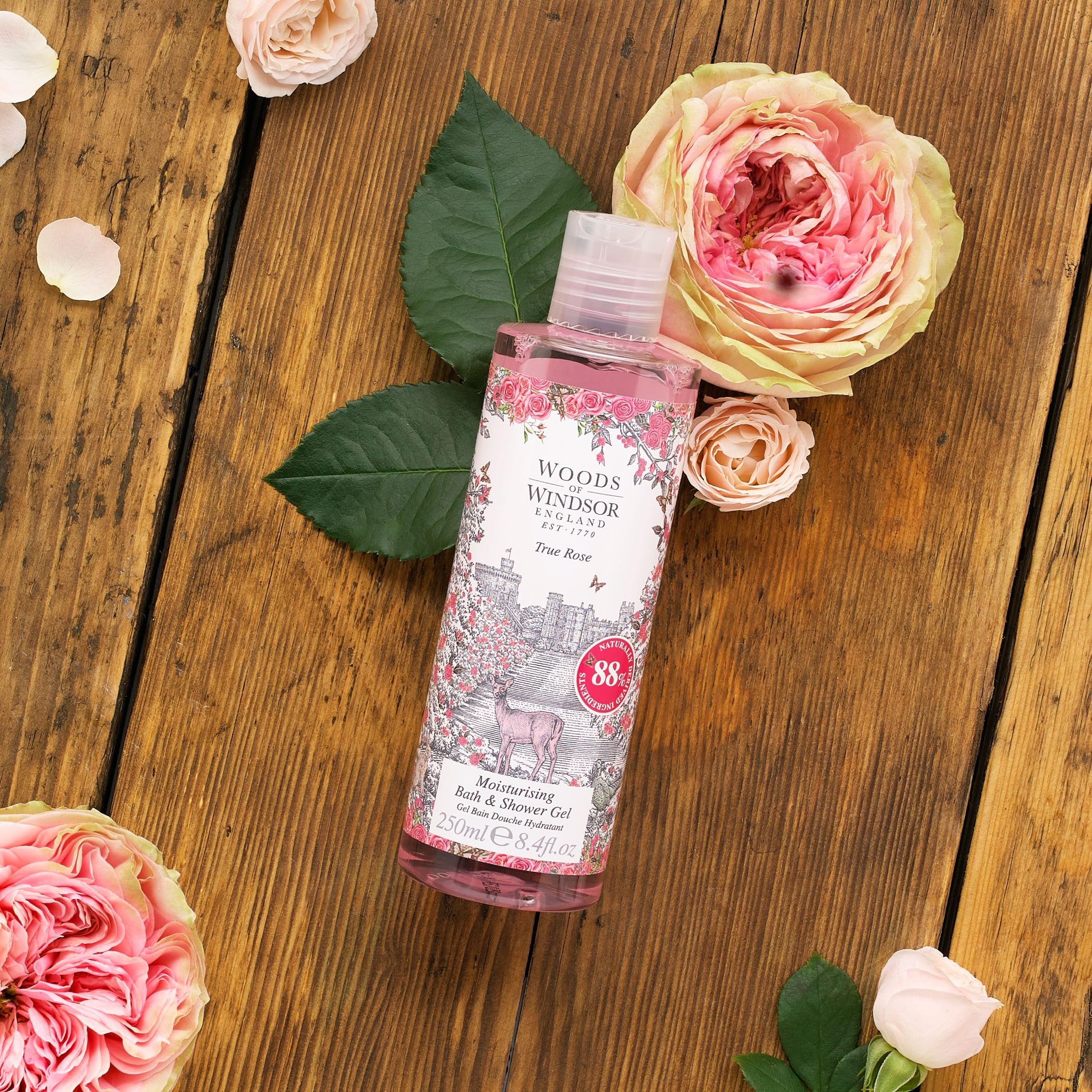 Woods of Windsor True Rose Bath & Shower Gel 250ml