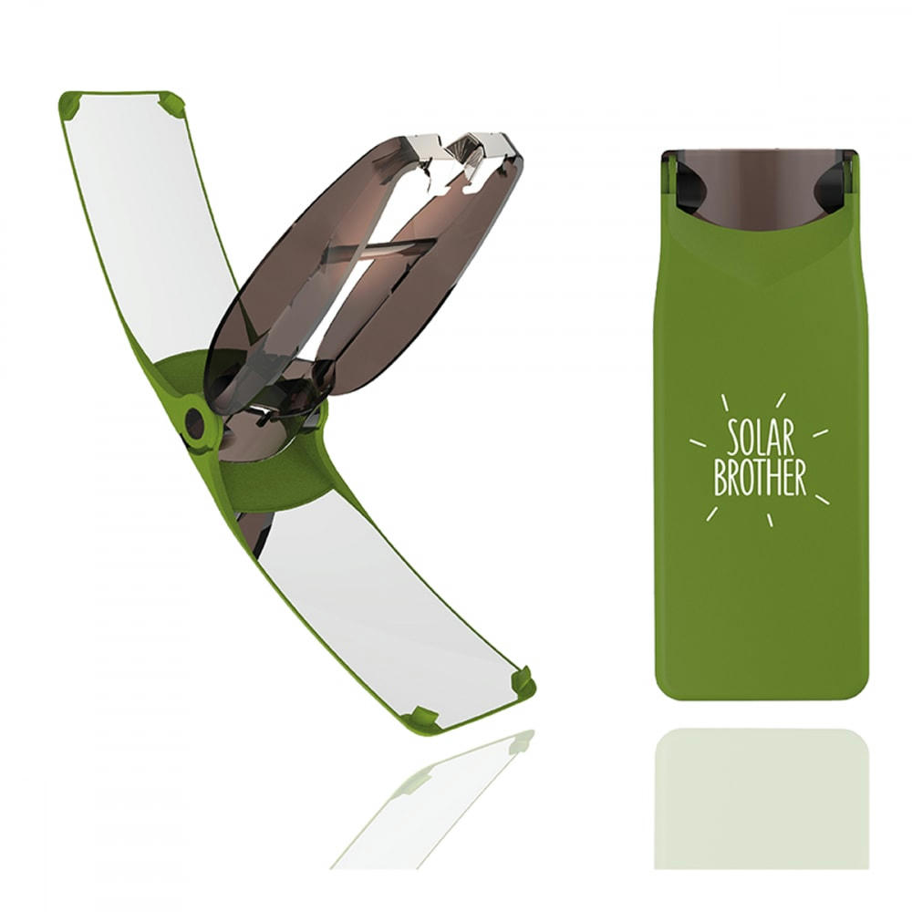 - Briquet solaire suncase gear plastique vert