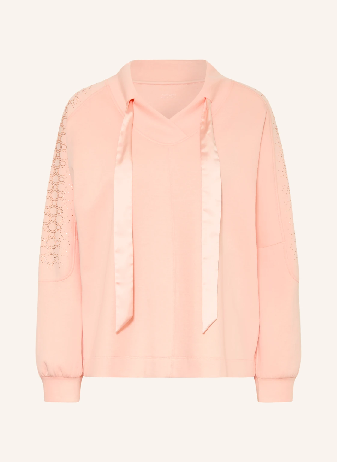 MARC CAIN Sweatshirt mit Schmucksteinen