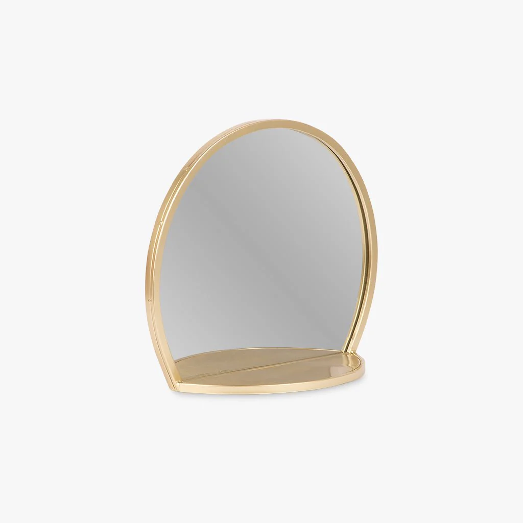 Espelho Redondo com Prateleira SOLIS