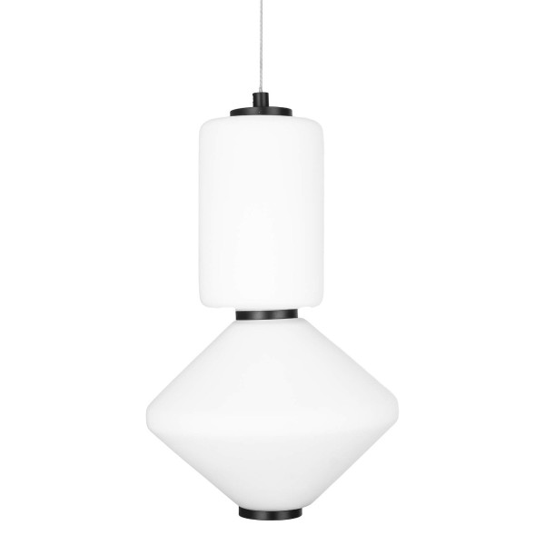 Lampa wisząca AKIKO czarna LED 1x16W Ciepła biel 1280lm Maxlight