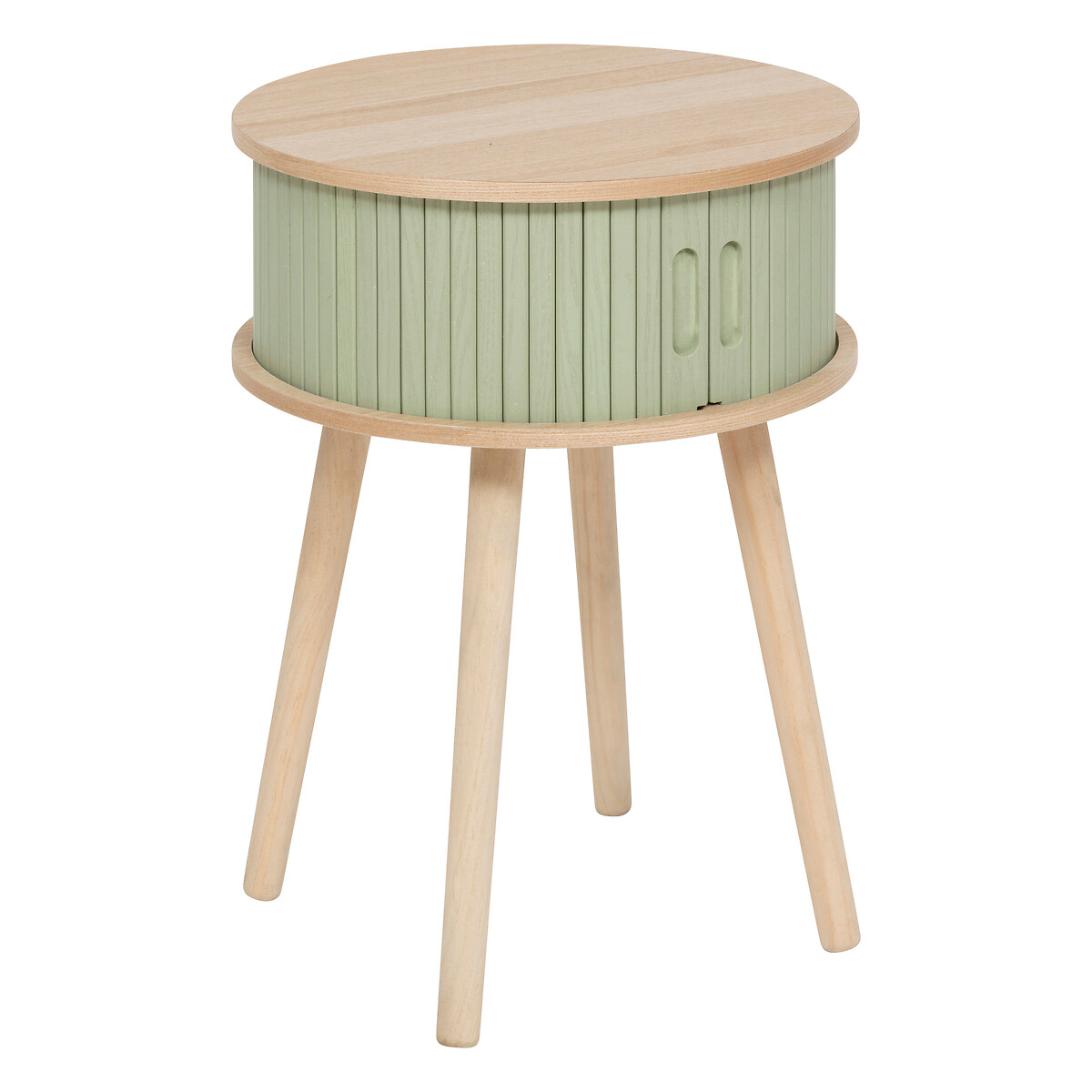 2-door nightstand "Nysos" Olive Green, 54x40x40 cm