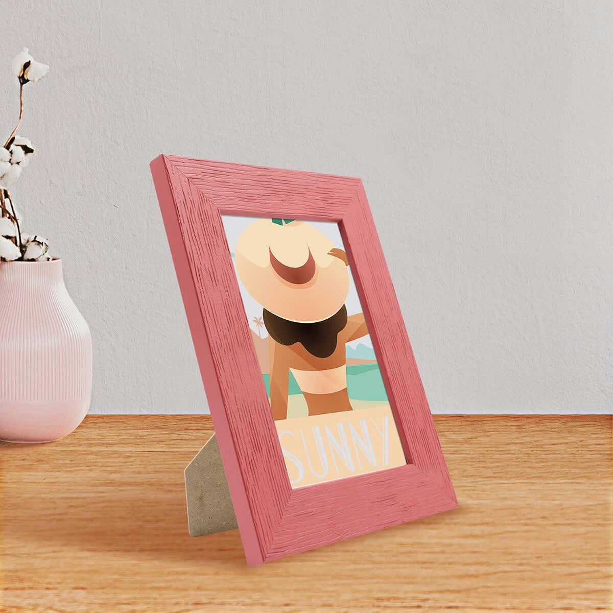 TUTTI FRUTTI - Cadre photo cerise 10x15 cm bois reconstitué fsc