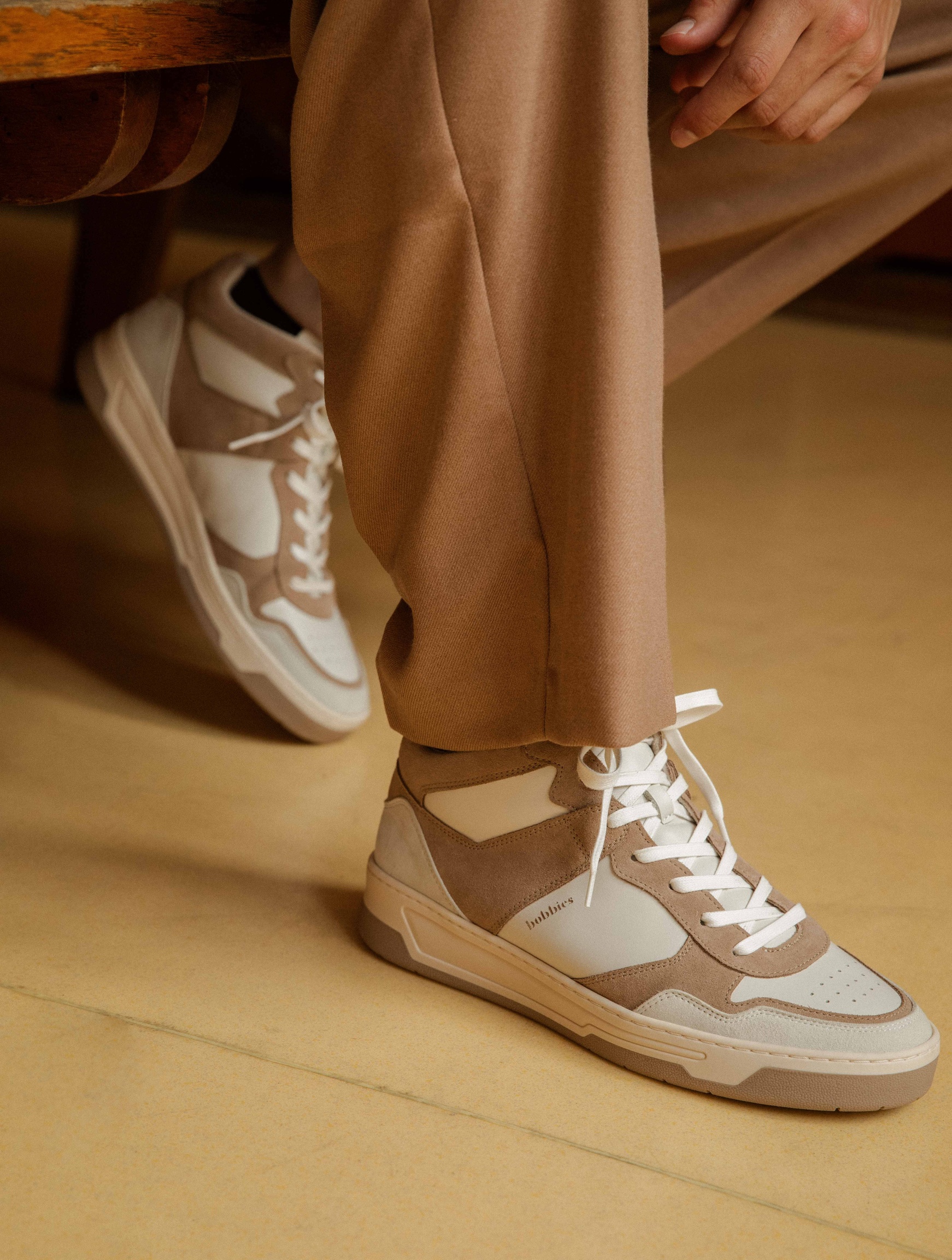 Fraser Blanc Cassé &amp; Beige Cendré