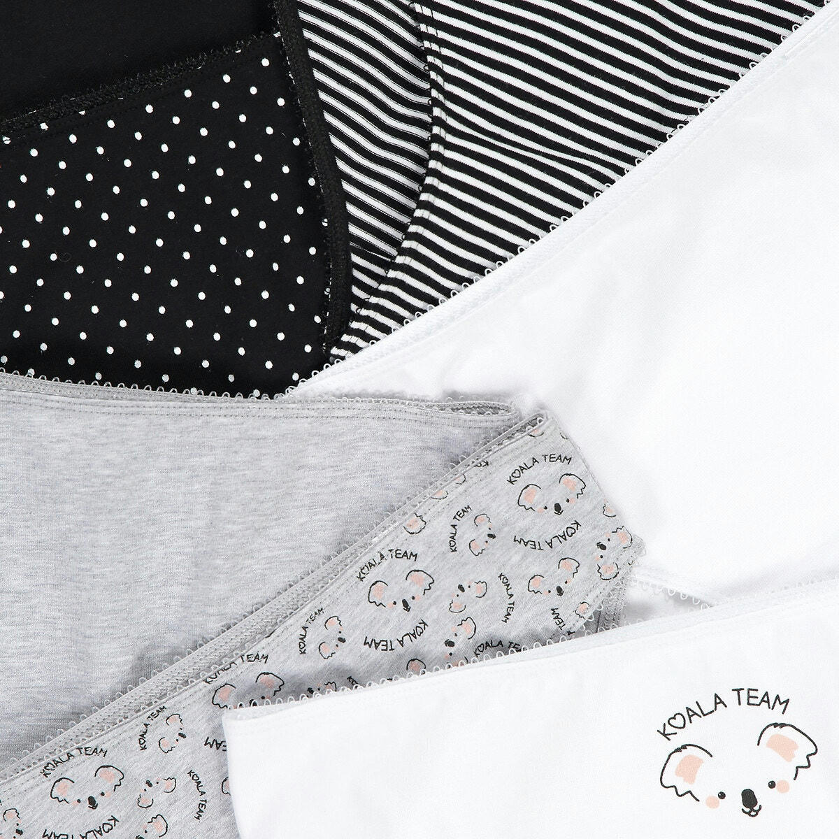 Lot de 7 culottes imprimé koala