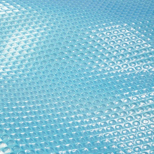 NNEDPE 400 Micron Solar Swimming Pool Cover Silver/Blue - 6.5m x 3m