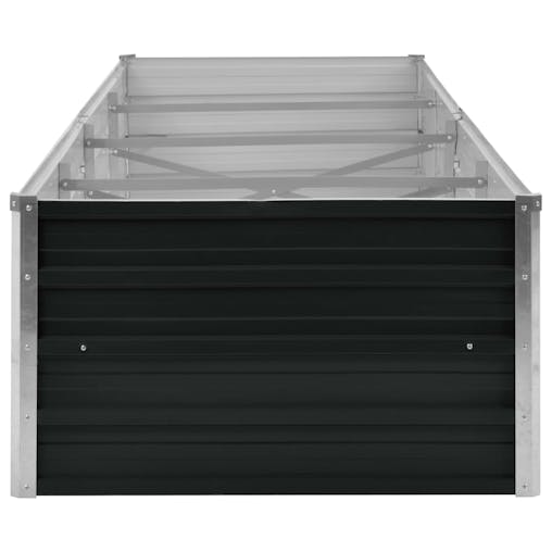 NNEVL Garden Raised Bed Anthracite 320x80x45 cm Galvanised Steel