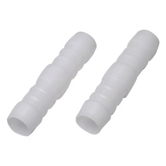 Schlauchverbinder, Länge: 7,6 cm, Kunststoff, weiß