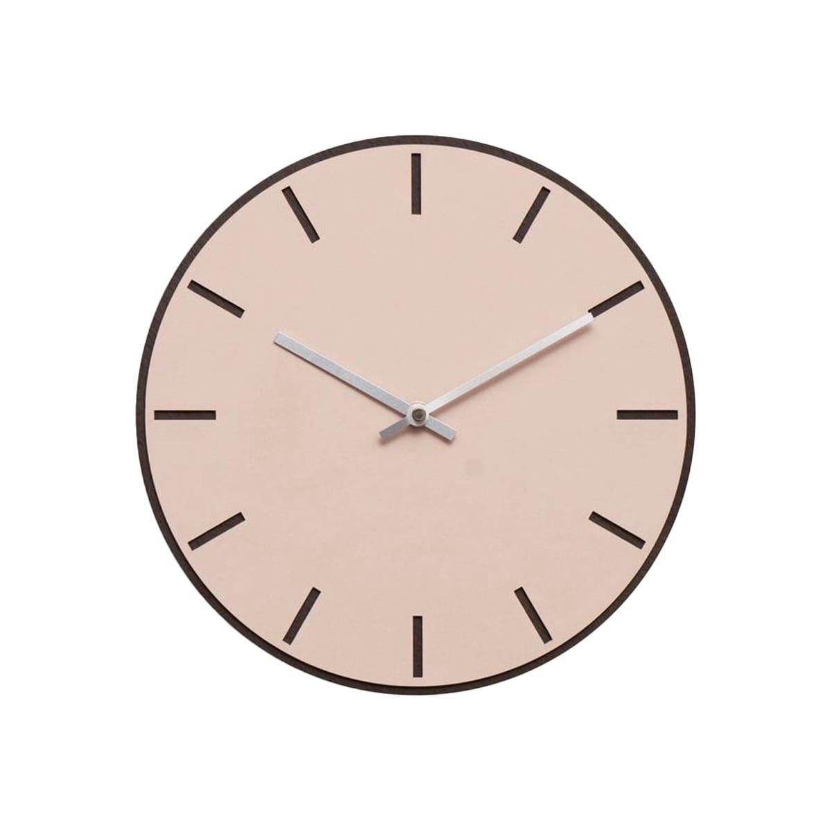 - Horloge murale en linoléum rose D28cm