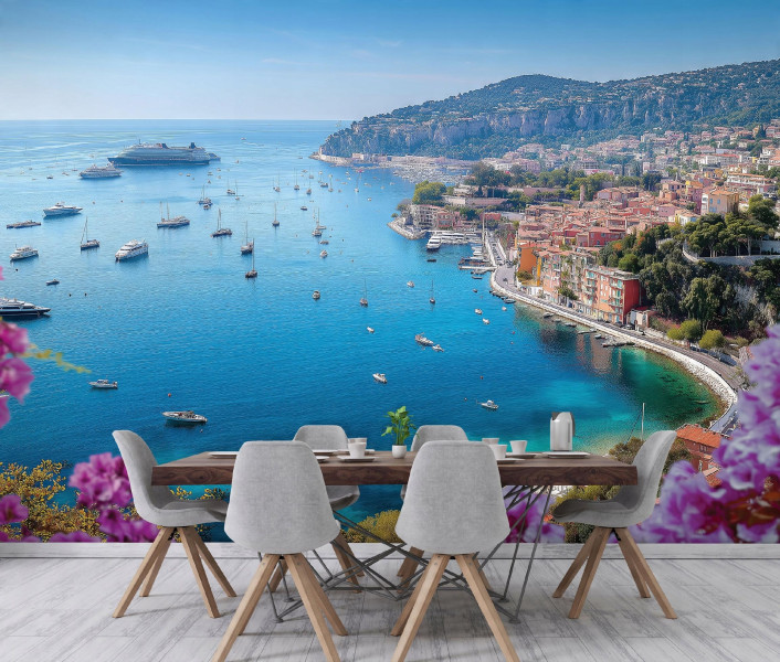 Fototapeta Krajobraz 3D Miasto Ocean Na Ścianę Sypialnia Salon 250X175