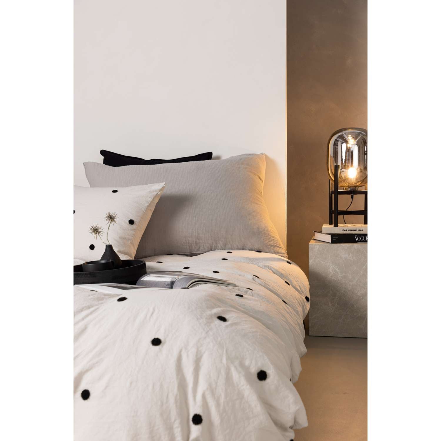 Venture Home Tyra Beddengoed 70x100 - Grijs