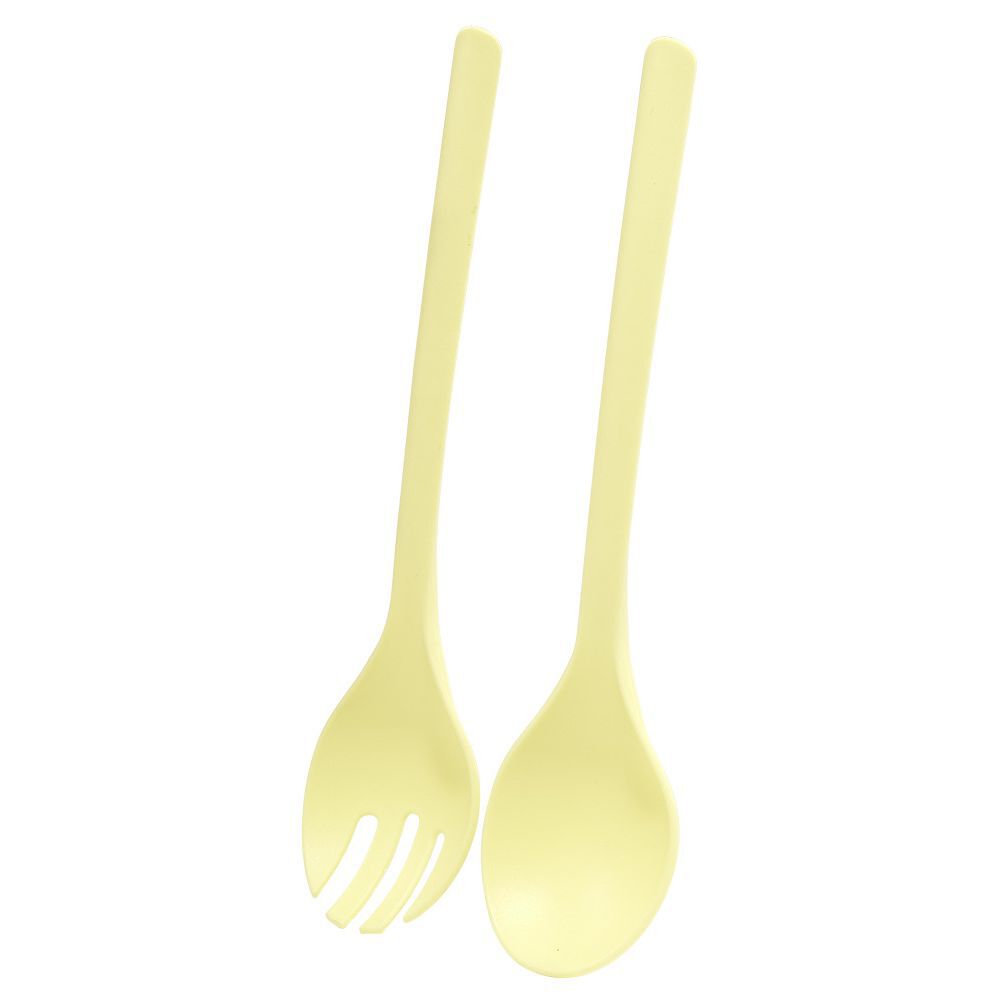 Couverts à salade plastique coloré L26,5cm
