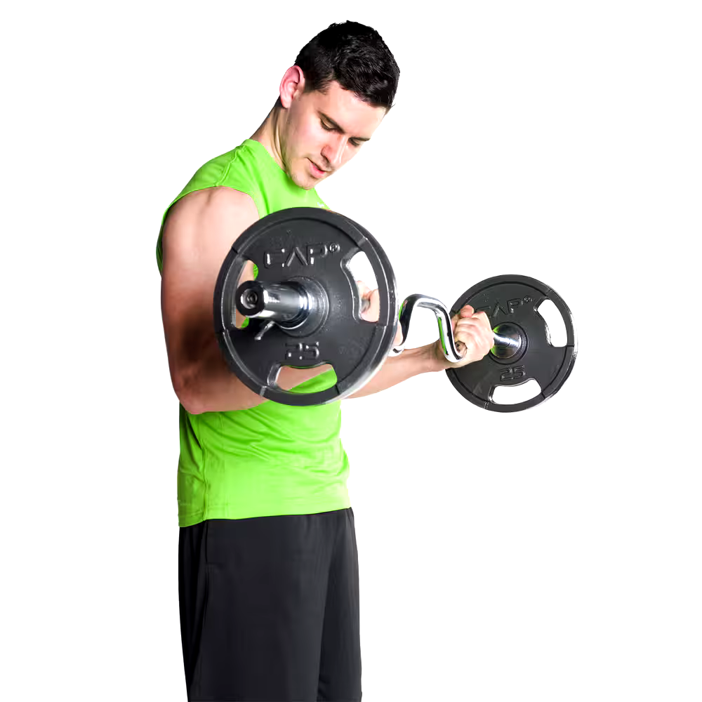 Cap Barbell Olympic Plate Weight Set, 25-lb, 2-pc