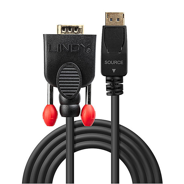 Câble DisplayPort vers VGA 2m LINDY