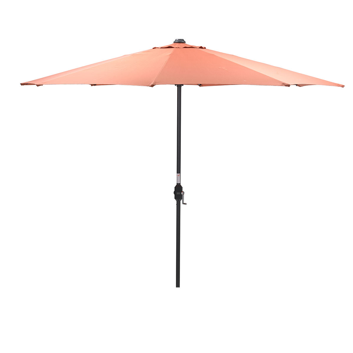 Lotus parasol - Ø300 cm - carbon black - koper