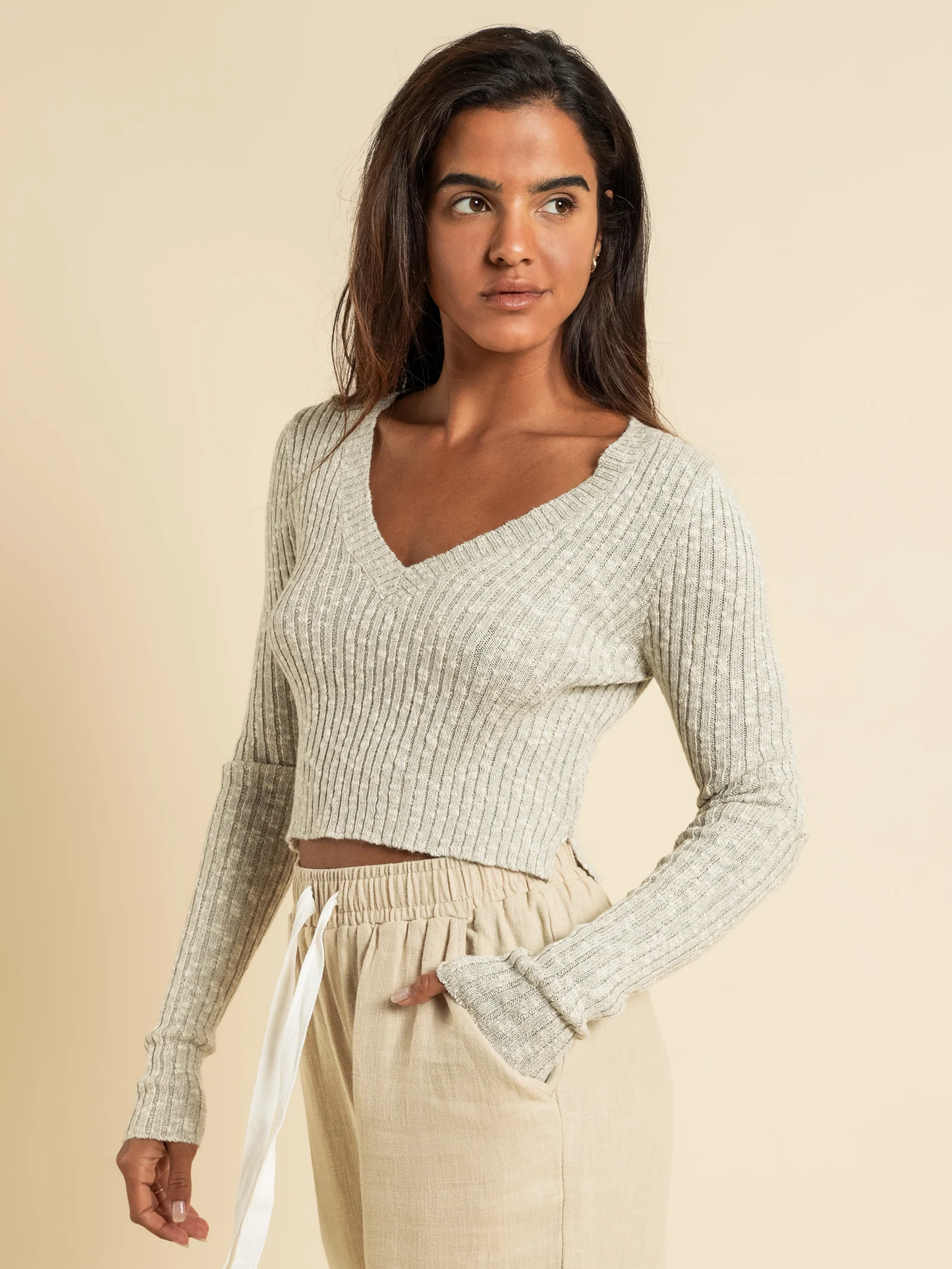 Jamie V Neck Knit