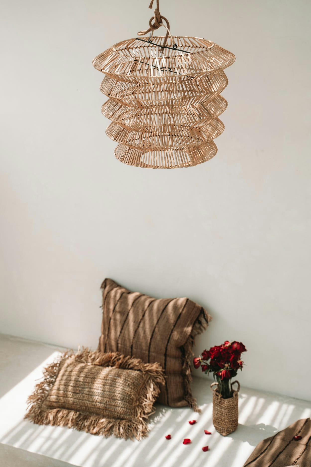 OH MY GEE - Coussin en coton beige noir 60x60