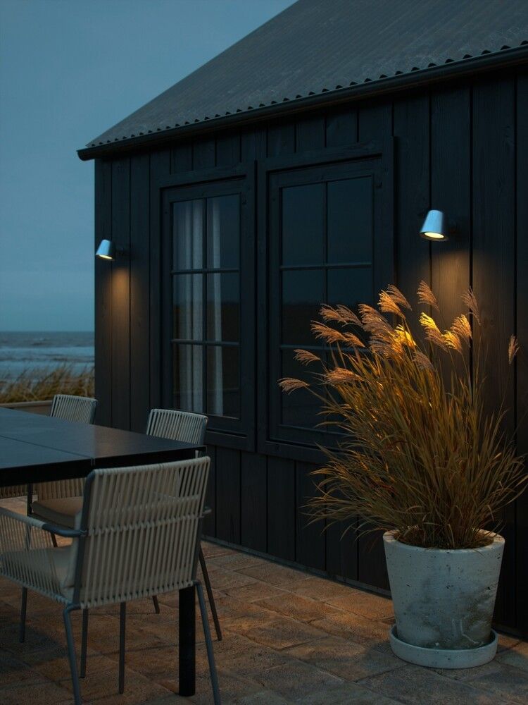 VEGGLAMPE NORDLUX ALERIA GALVANISERT STÅL IP44