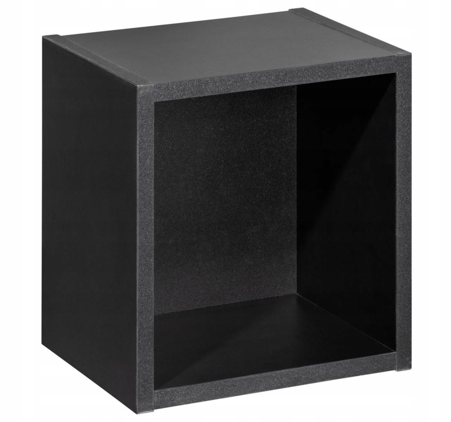 CZARNA Szafka Łazienkowa KOSTKA Wisząca 28x25 cm NOVA BLACK