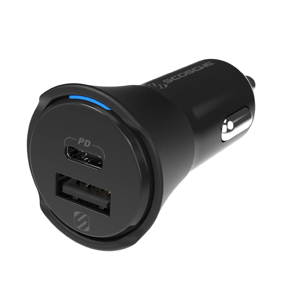 Scosche PowerVolt™ PD32 2-Port USB-C & USB-A Car Charger