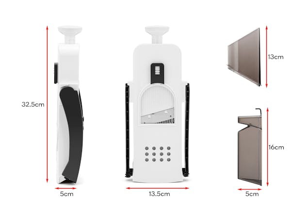 NNEKGE Safe Slice Mandoline Slicer