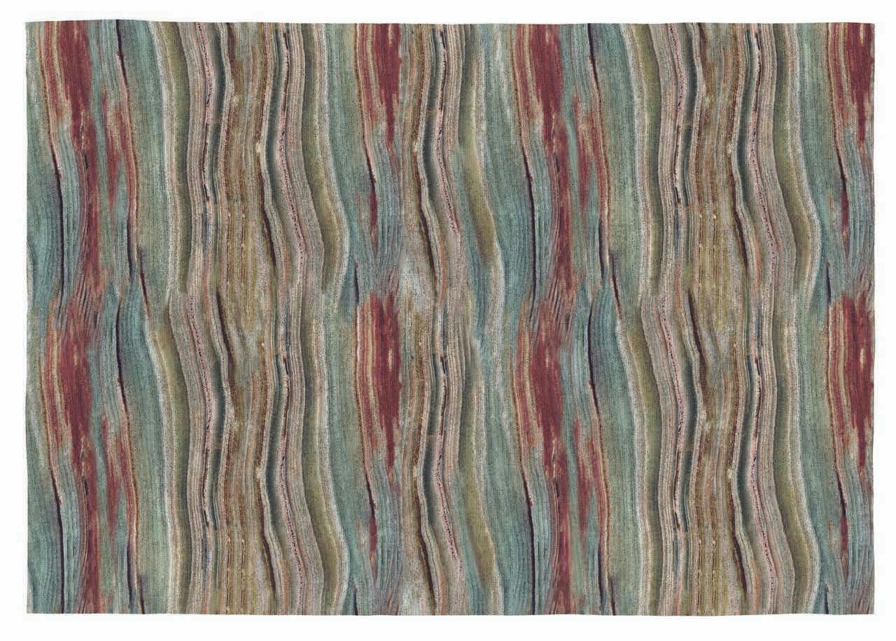 WATER - Tapis décoratif en coton en impression digital multicolore 160x230 cm