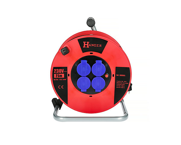 Enrouleur électrique 25m H07RN-F 3G 2,5mm2 - HANGER - 600005