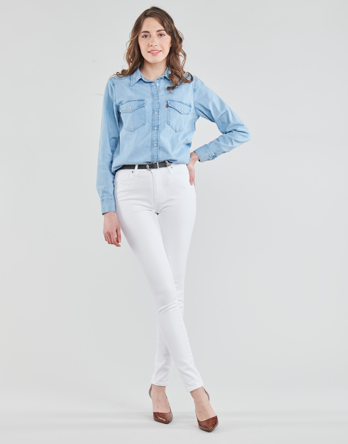 Levi's - 721 HIGH RISE SKINNY - White