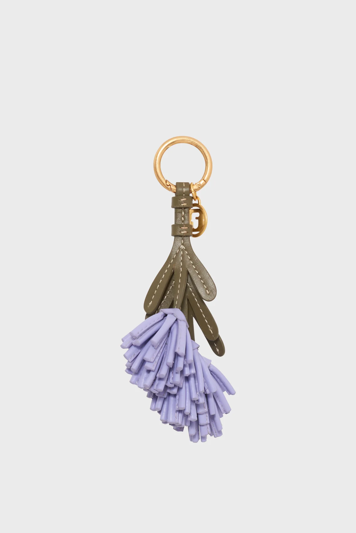 Charm en cuir –LAVANDE