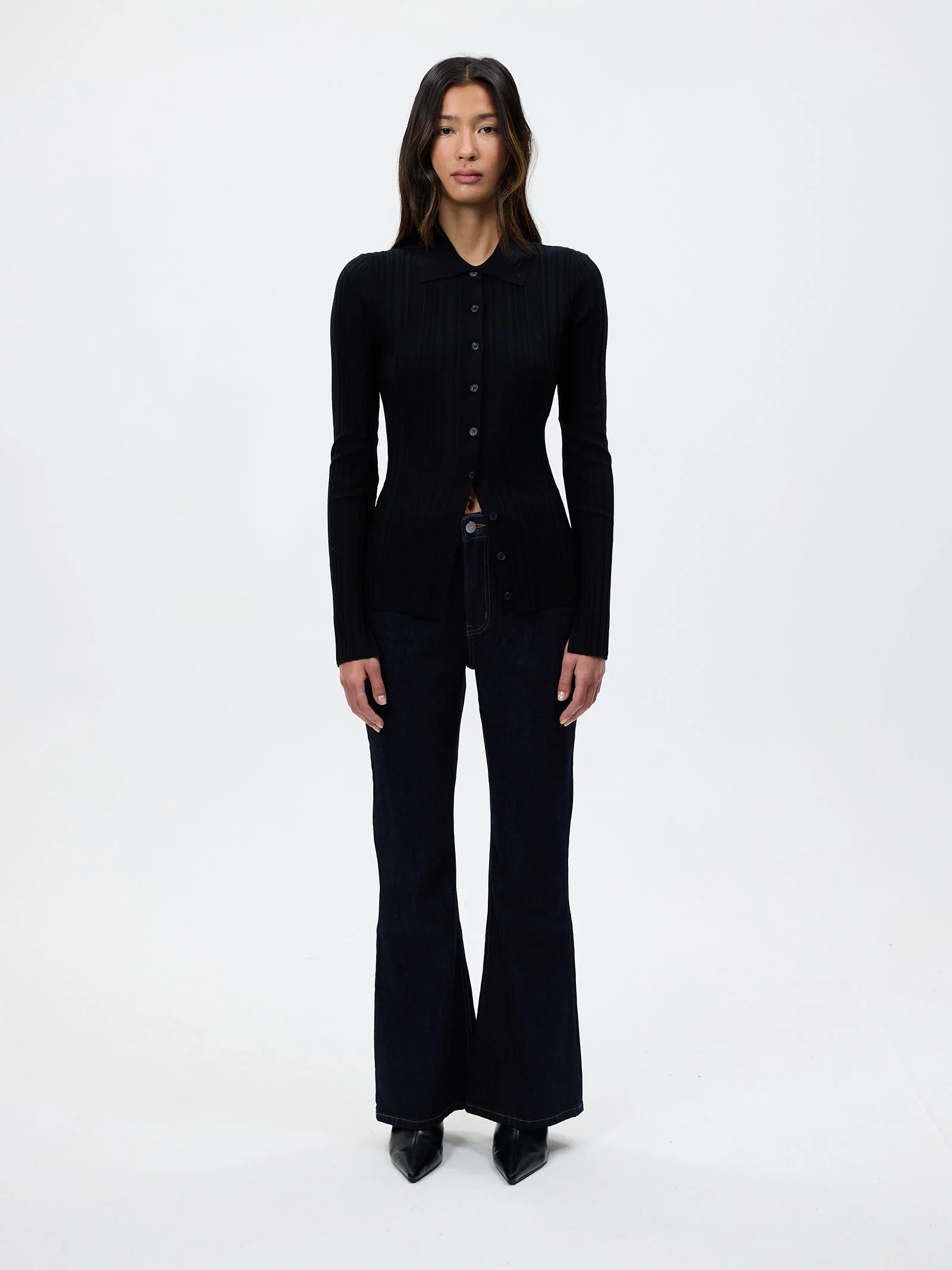 Leonie Button Up Knit Top