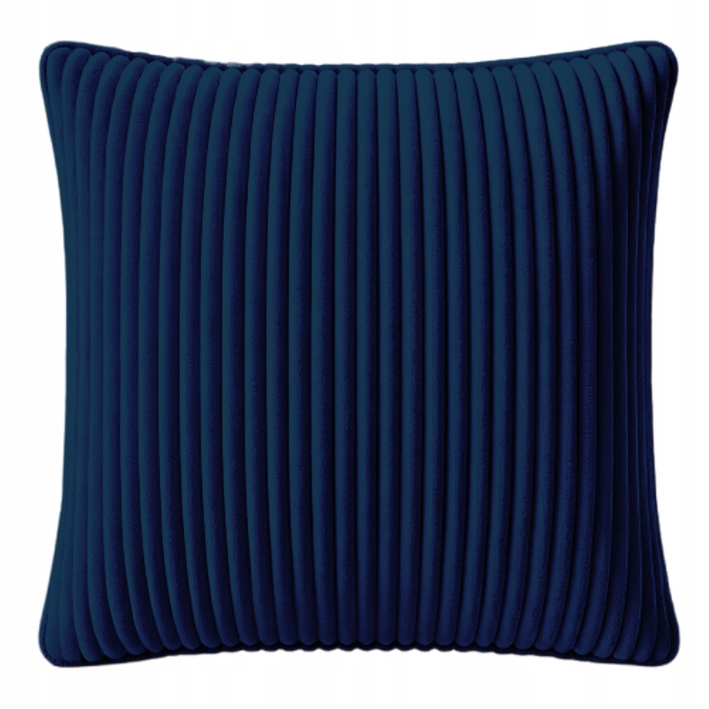 Poszewki premium na poduszki 40x40cm welur sztruks NIEBIESKI
