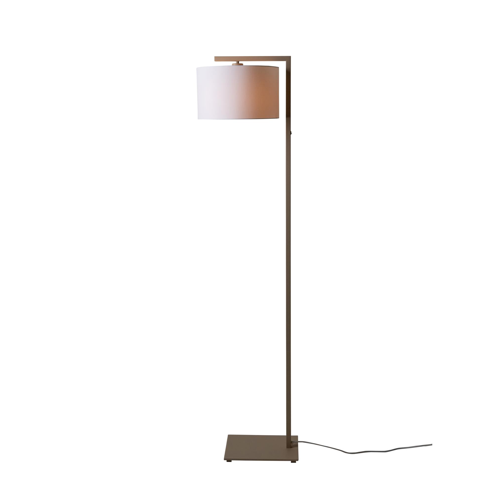 it's about RoMi Boston Vloerlamp Ø 32 cm - Bruin / Wit