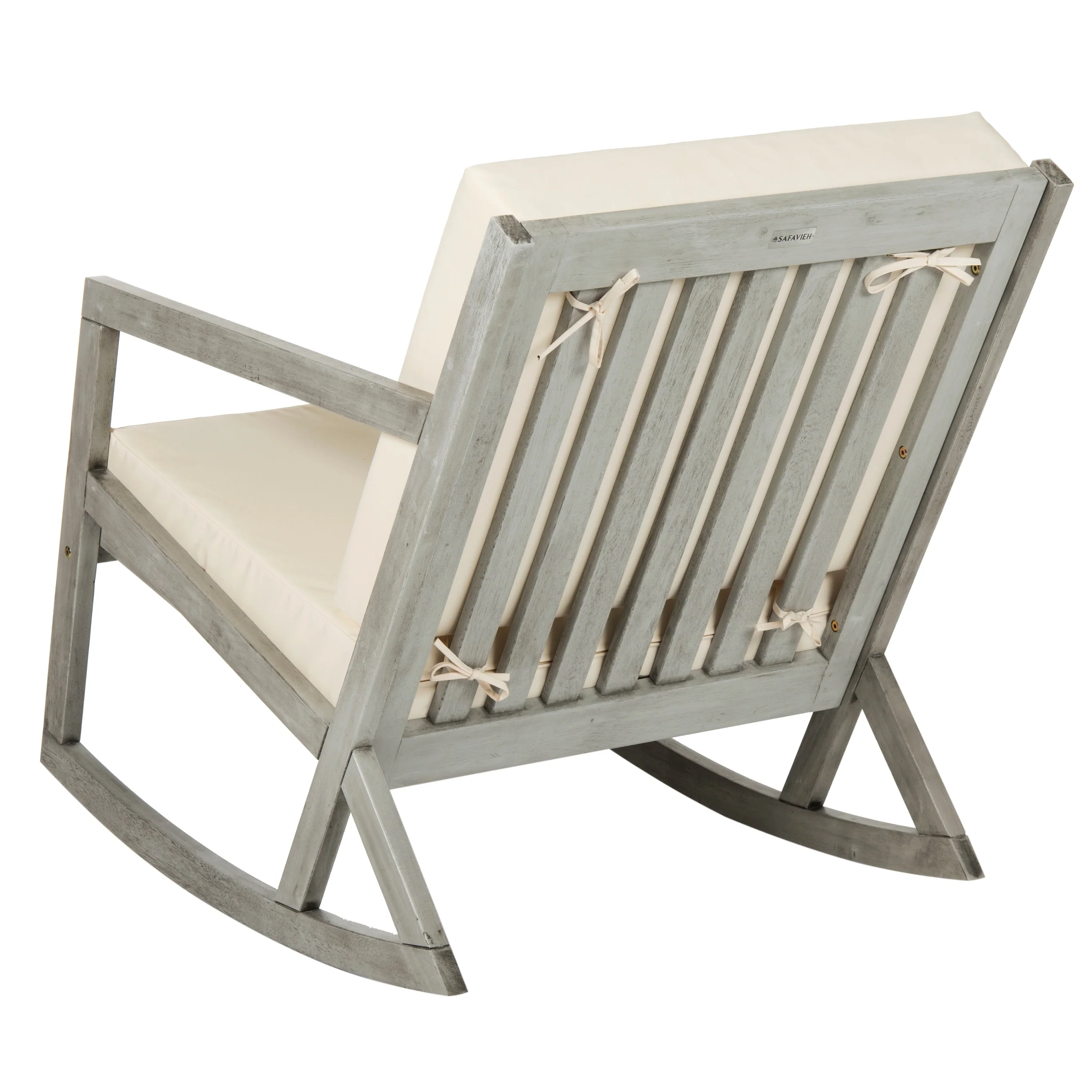 SAFAVIEH Outdoor Vernon Rocking Chair with Cushion - 26W x 38D x 31H