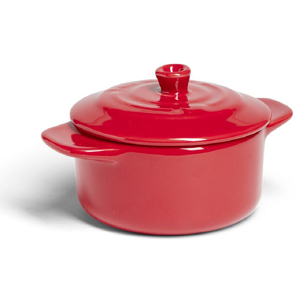 Mini cocotte individuelle en céramique avec couvercle (2 modèles)