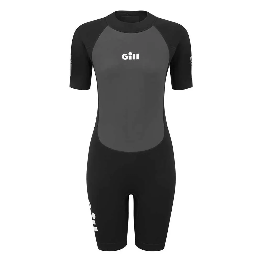 Gill Pursuit 3/2 mm woman short sleeve back zip shorty