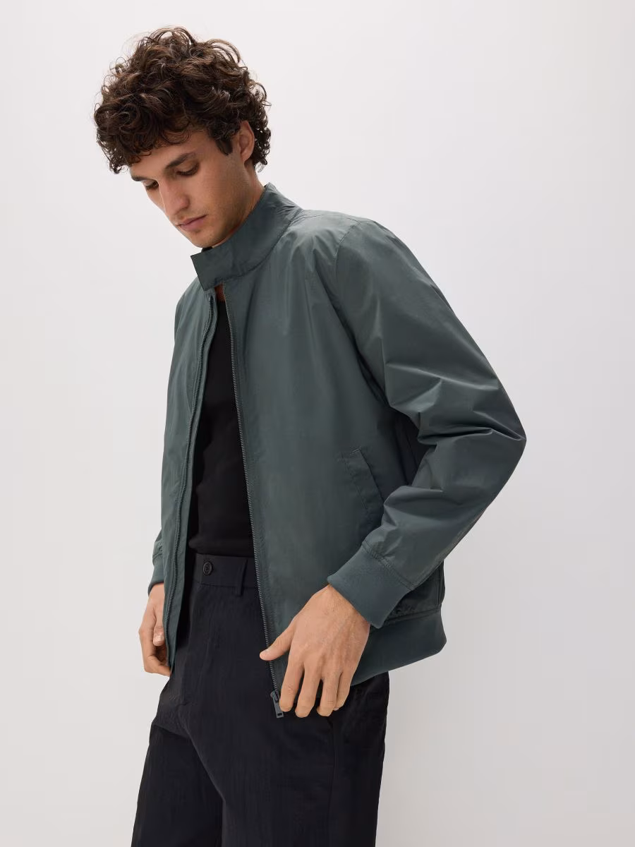 Jacket With Stand Up Collar