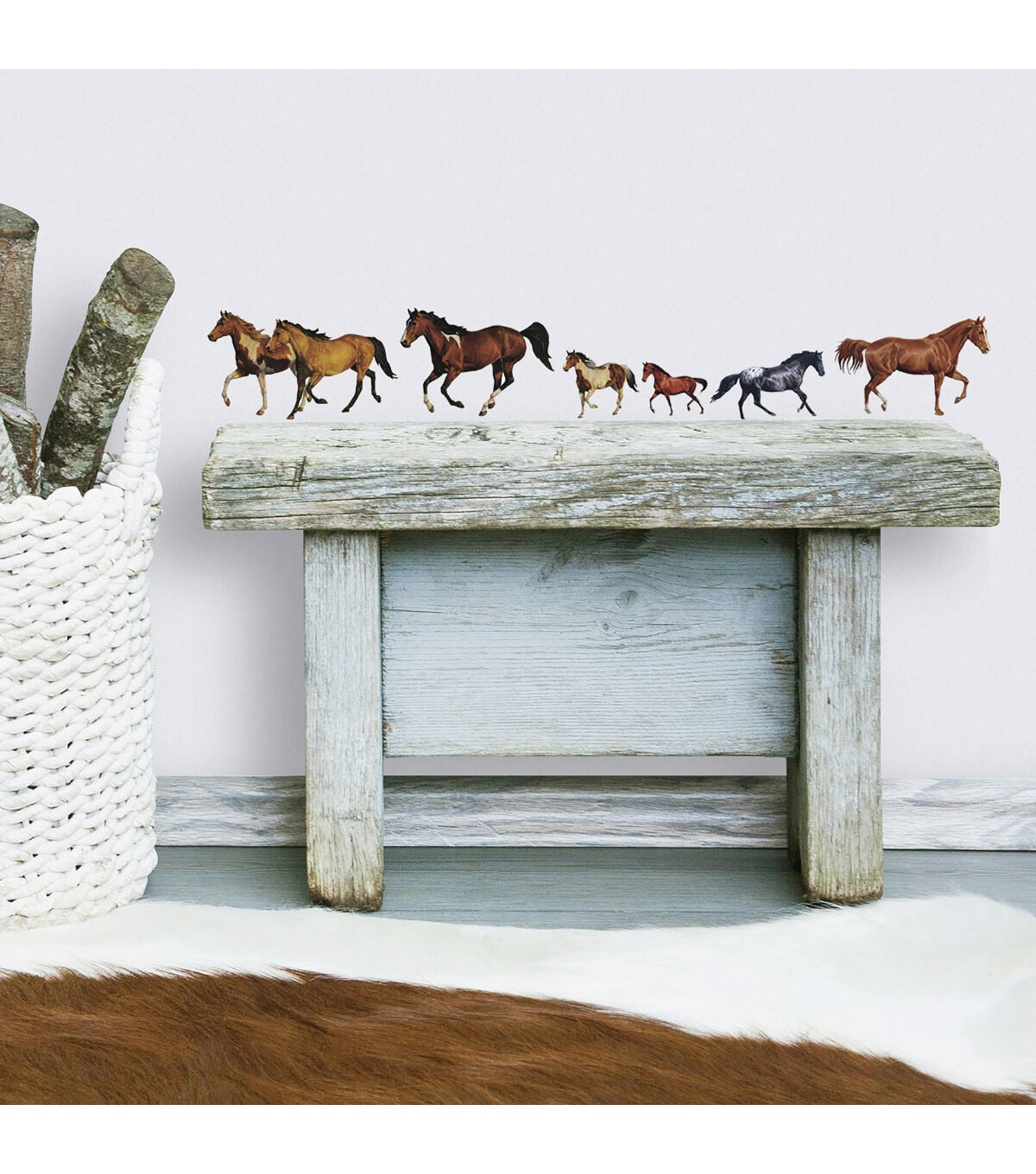 RoomMates Peel & Stick Wall Decals Wild Horses