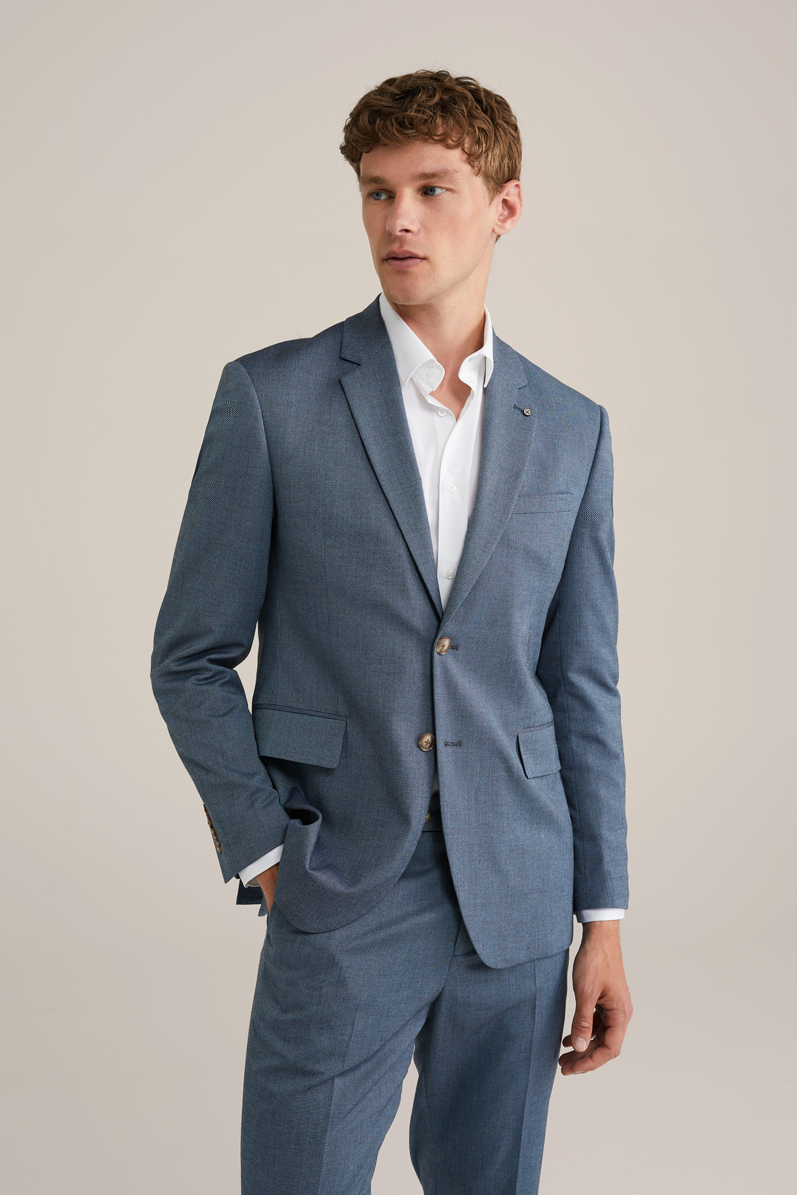 Heren slim fit blazer