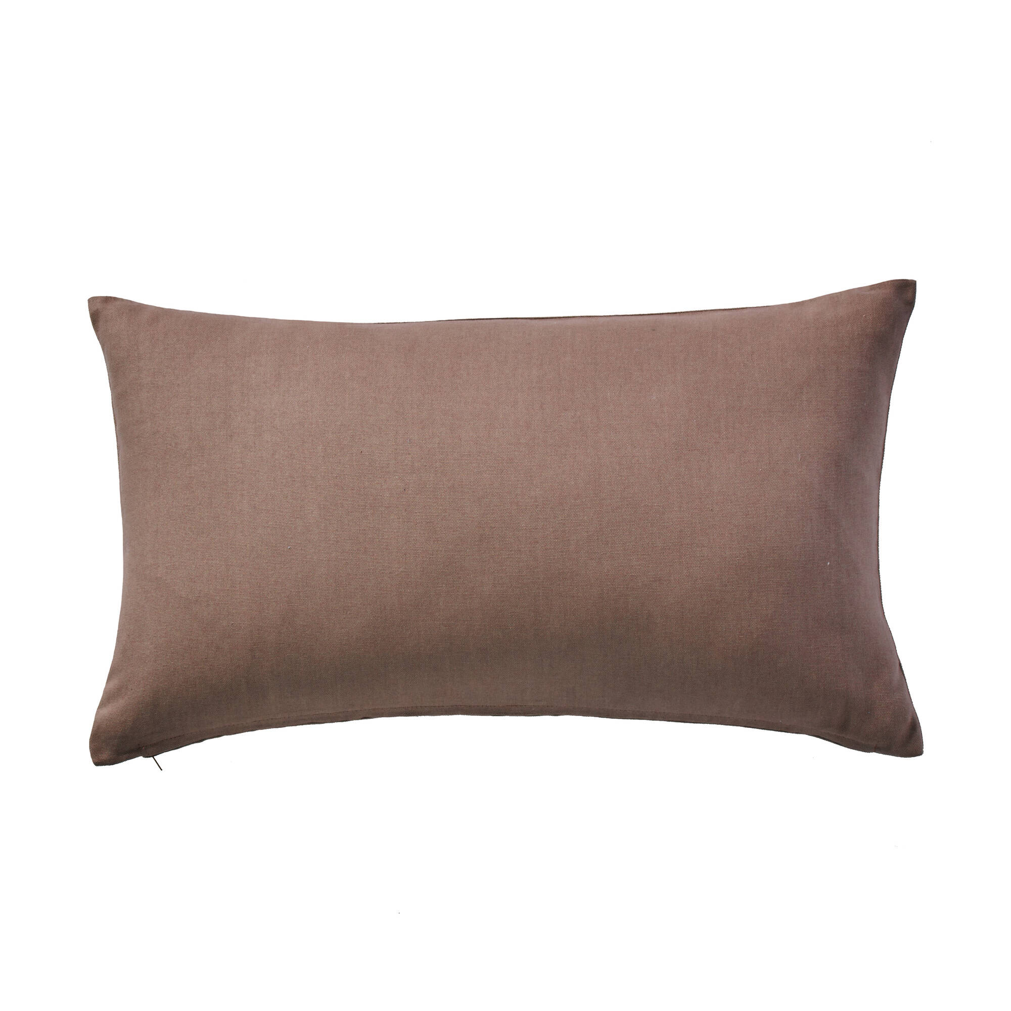 Housse de coussin unie bachette - lot de 2