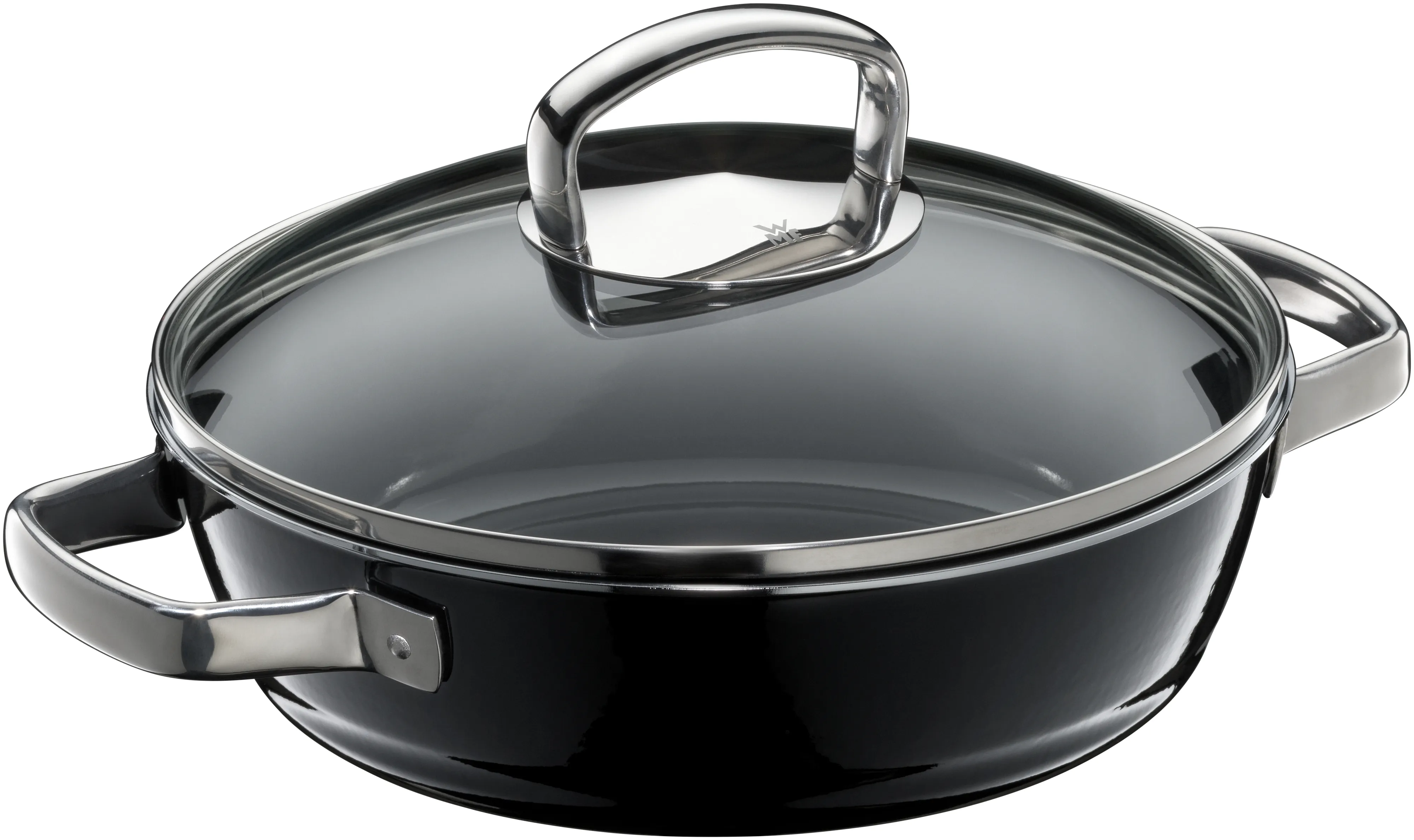 WMF Fusiontec Mineral Roasting Pan 24cm with lid Black